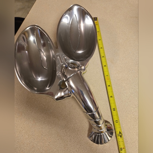 Lobster silver toned metal candy dish - Picture 10 of 11